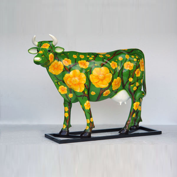SPANISH SUNFLOWER POPPIES COW