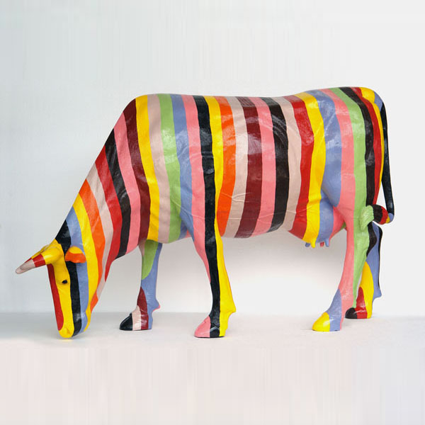 RAINBOW COW (HEAD-DOWN)