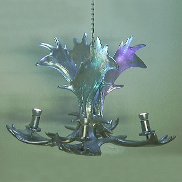 Moose Antler Chandelier with LED