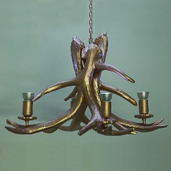 Reindeer Antler Chandelier with LED