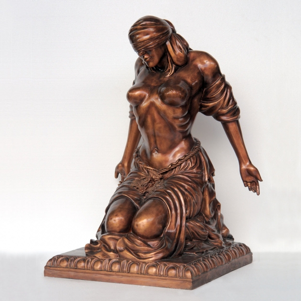 Kneeling Lady (Bronze Finish)