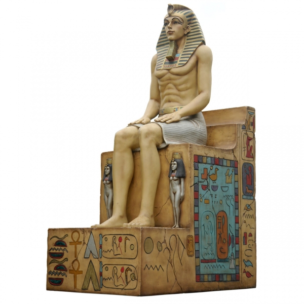 Egyptian sitting on Throne (Realistic Finish)