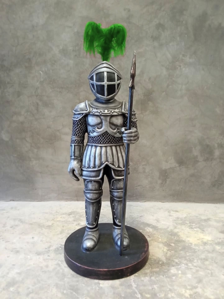 KNIGHT WITH SPEAR (GREEN)