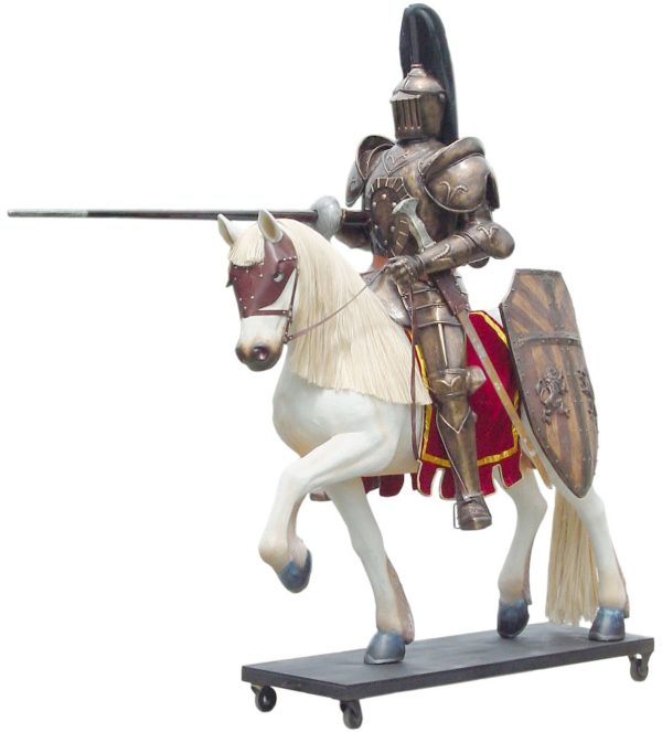 MYSTERIOUS KNIGHT ON HORSE