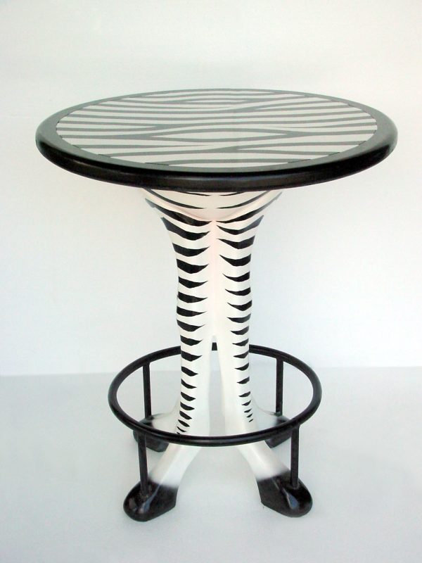 BAR TABLE ZEBRA