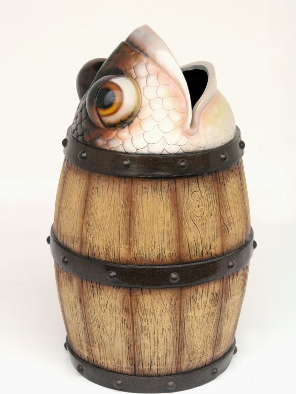 BARREL WITH FISH