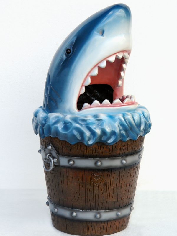 SHARK HEAD GARBAGE BIN