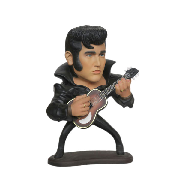ROCK & ROLL SINGER CARICATURE W/ MICROPHONE