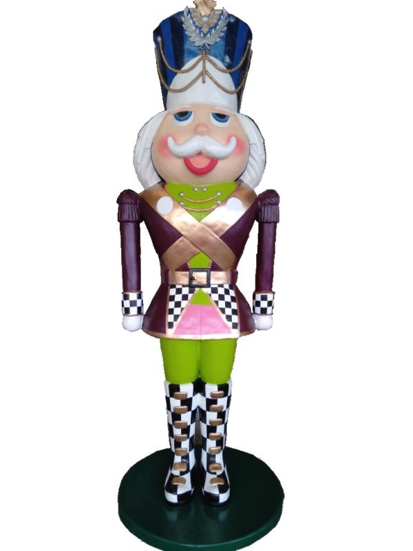 TOY SOLDIER WITH RED CHECKERED