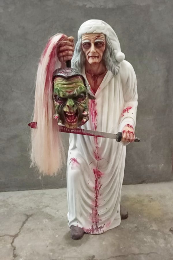 SCARY OLDMAN WITH CUT HEAD