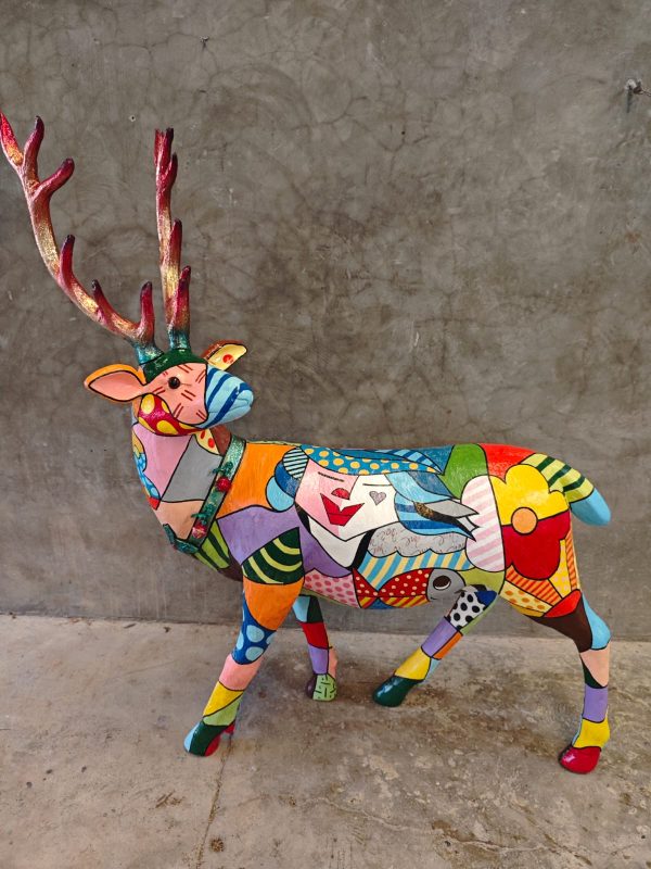 POP REINDEER LONG HORN