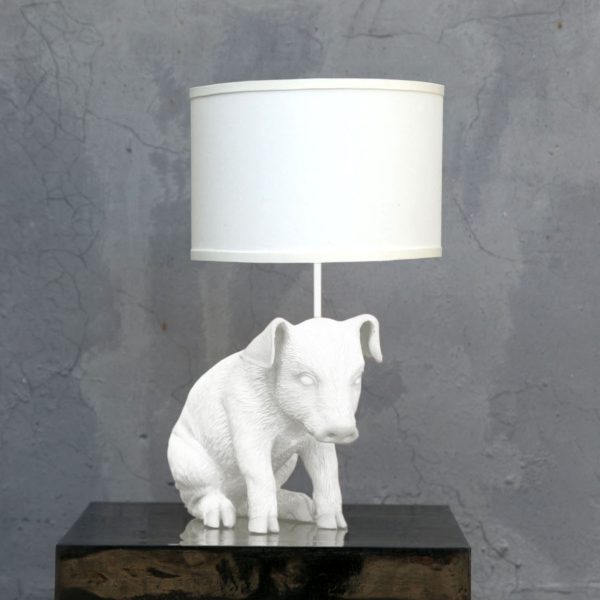 PIG LAMP (WHITE)