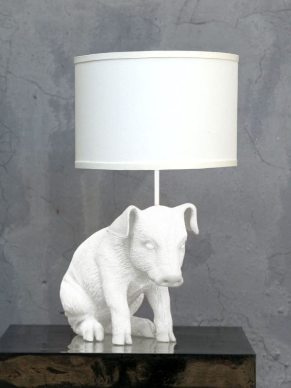 PIG LAMP (WHITE)