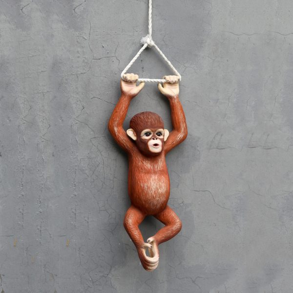 HANGING BABY ORANGUTAN