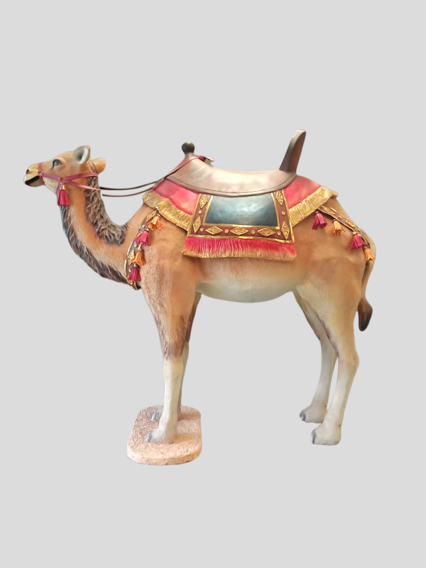 CAMEL STANDING WITH SADDLE