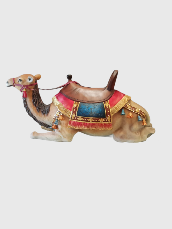 CAMEL LYING WITH SADDLE