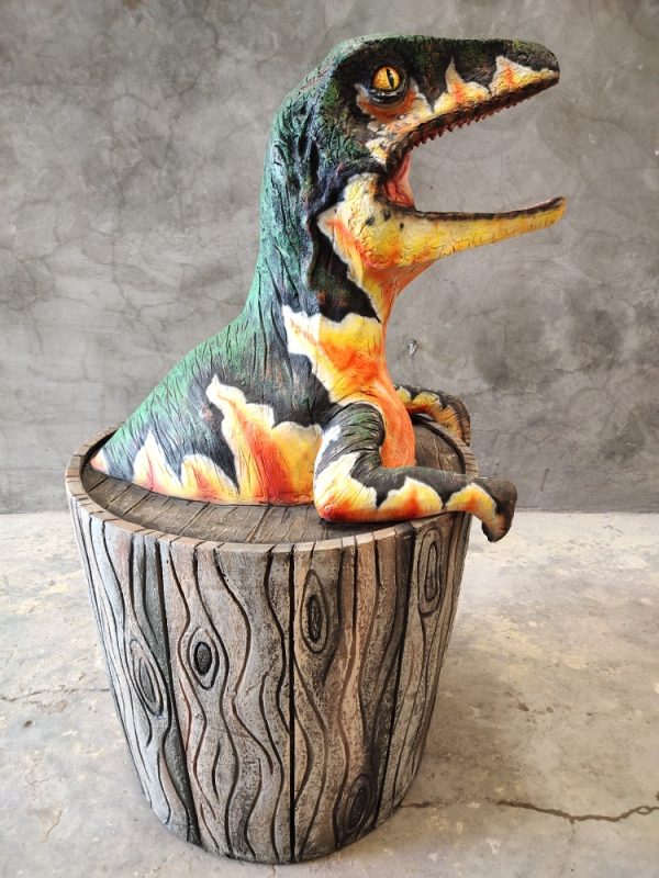 DINO GARBAGE BIN