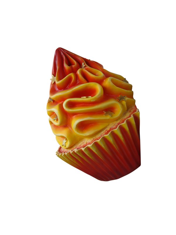 CUPCAKE FLAME COLOR WALL DECOR