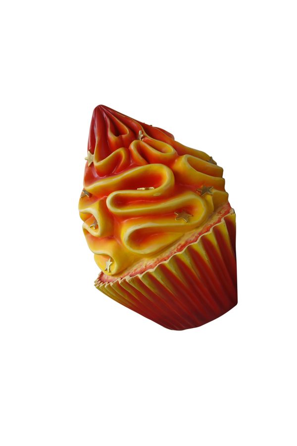 CUPCAKE FLAME COLOR WALL DECOR
